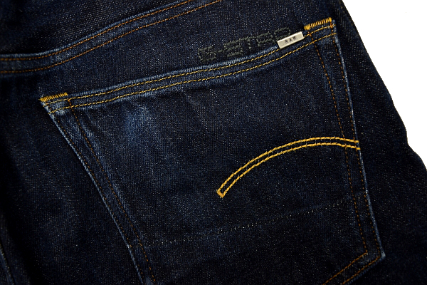 K-2008★超美品★G-STAR RAW ジースターロウ 3301 TAPERED★正規品 濃紺デニム テーパードスリム ジーンズ W28_画像8