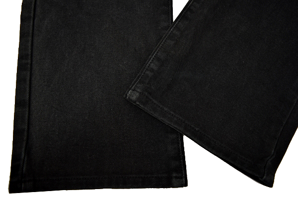 K-2018★Calvin Klein Jeans カルバンクライン ジーンズ★メキシコ製 ブラック黒 カラーパンツ ツイル地 ストレート ジーンズ 70cm_画像8