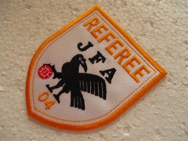 JFA REFEREE フットサル レフェリー レフリー 黄色 04 審判 サッカー ワッペン/フットサル スポーツ 刺繍 オリジナル おしゃれ 464_画像4