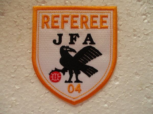 JFA REFEREE フットサル レフェリー レフリー 黄色 04 審判 サッカー ワッペン/フットサル スポーツ 刺繍 オリジナル おしゃれ 464_画像2