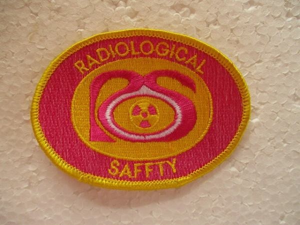 RADIOLOGICAL SAFETY 放射線 安全性 企業 ロゴ 刺繍 ワッペン/パッチ アメリカ USA ビンテージ カスタム 古着 カスタム ① 464_画像2