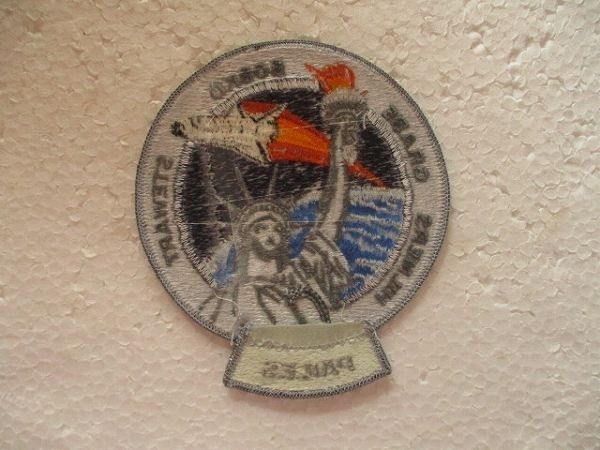 アメリカ 宇宙飛行士 クルーパッチ 宇宙 NASA 自由の女神 ロケット ワッペン/パッチ 刺繍 スペースシャトル USA カスタム 古着 465_画像5
