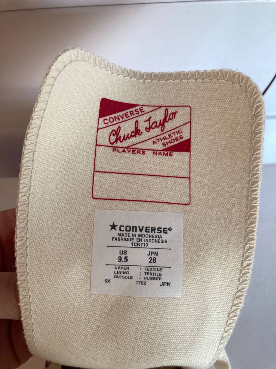 CONVERSE ADDICT 18SS CHUCK TAYLOR CANVAS HI JPN 1CK713 28.0cm