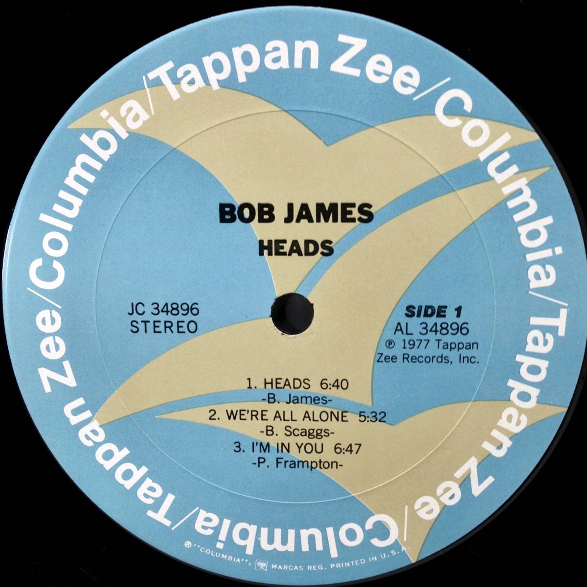 [LP] '77米Orig / Bob James / Heads / Tappan Zee Records / JC 34896 / Jazz-Funk / Jazz_画像4