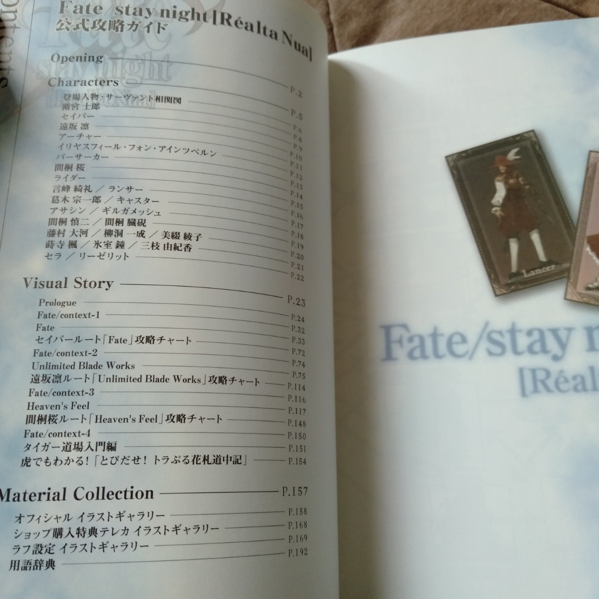 Fate/stay night〈Realta Nua〉公式攻略ガイド