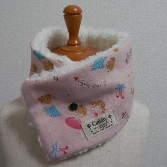  for children neck warmer ba Rely na pattern poodle fur neck volume muffler hand made 