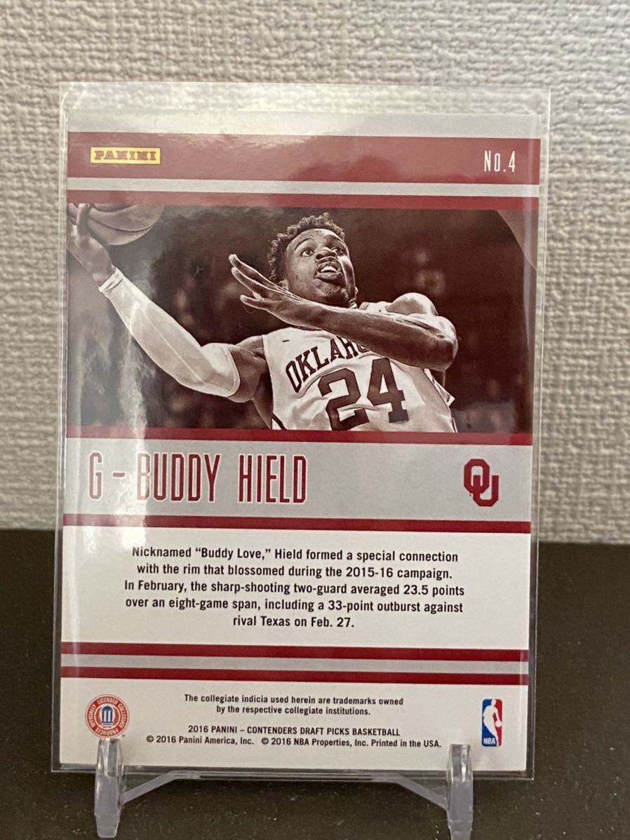 NBA  Panini basketball contenders draft picks buddy hield