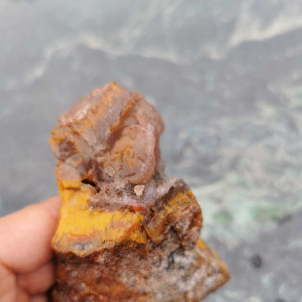 グリーンメノウ2.8㌔ 瑪瑙 鑑賞石 観賞石 水石 盆石 置物 鉱物-