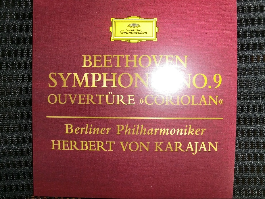ベートーヴェン：交響曲第9番合唱、コリオラン序曲　カラヤン_画像1