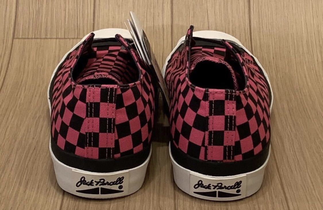 23.5cm コンバース Converse Jack Purcell 2TN 2-Tone Pink Black ジャックパーセル ツートン ピンク ブラック チェック チェッカー 0201_画像4