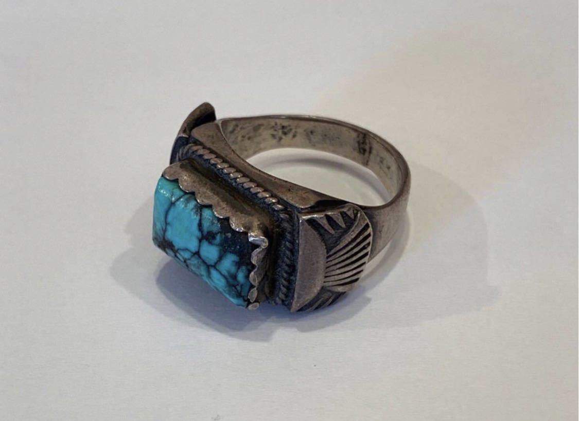 Navajo ナバホ族 ターコイズリング Turquoise ファッションなデザイン Ring インディアンジュエリー Jewelry ネイティブアメカンジュエリー Indian 指輪 信用 MZ2