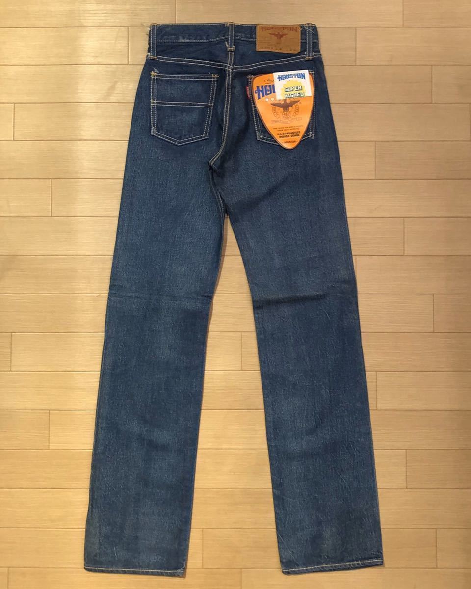 【W27 L32】レア 90s デッドストック Houston 51075 Super Washed Denim Pants USA製 ヒューストン スーパーウォッシュ デニムパンツ 9261_画像2