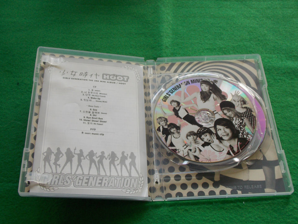 CD／少女時代／HOOT／3rd Mini Album／日本盤／11曲(CD)／しょうじょじだい／Girls' Generation／フッ／管380の画像2