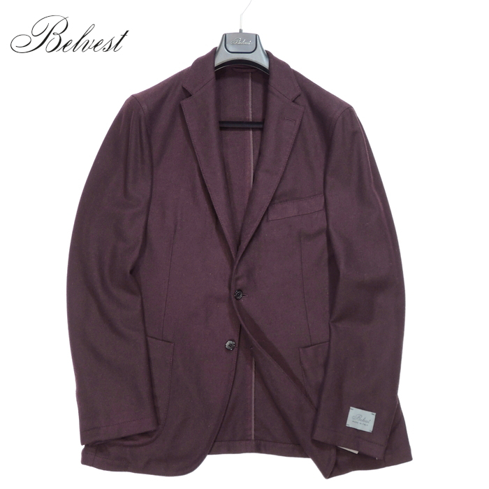 年末のプロモーション特価! Belvest(ベルヴェスト)3Bカシミヤジャケット 【定価17万・新品・52】 G14061 1枚仕立て パッチポケット ボルドー 7R XLサイズ以上 年末のプロモーション特価! Belvest(ベルヴェスト)3Bカシミヤジャケット 【定価17万・新品・52】 G14061 1枚仕立て パッチポケット ボルドー 7R XLサイズ以上