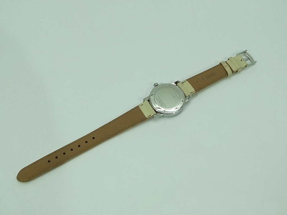 Tiffany Atlas dome lady's quartz wristwatch stainless steel Z1830.11.10 after market leather band 