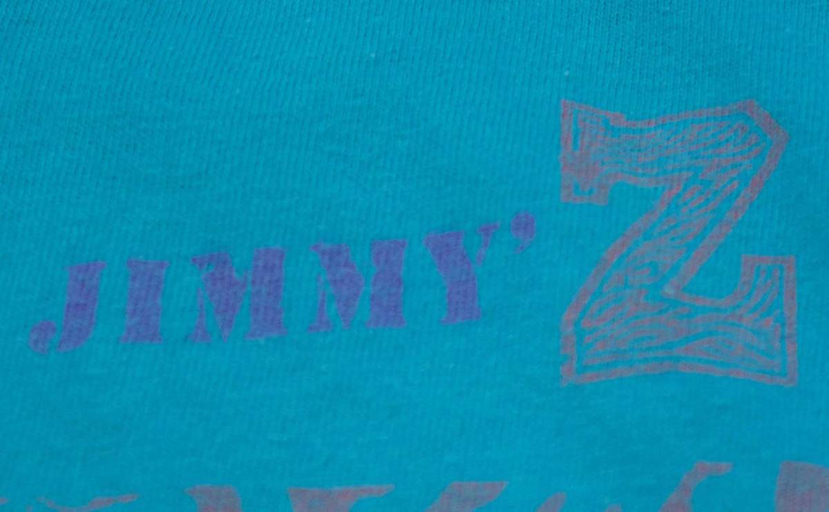 超レア! 80's USA製 JIMMY'Z Tシャツ HOOK-UPS ZORLAC BUTTSTAIN OLD GHOSTS POWELL SANTA DOGTOWN LIFE'S A BEACH オールドスケート_画像6