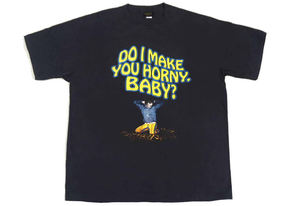 激レア! 90's USA製 AUSTIN POWERS 『DO I MAKE YOU HONRNY, BABY?』 Tシャツ Dr. Evil WAYNE'S WORLD MIKE MYERS 映画