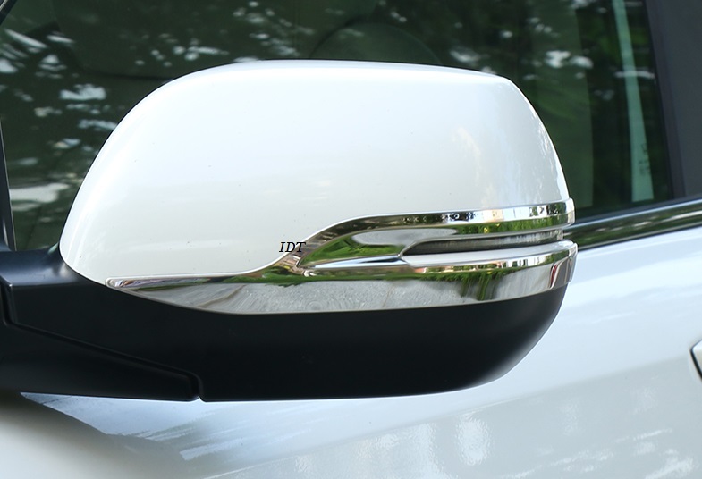 新型 CR-V 専用設計 ドアミラーガーニッシュ ドアミラーカバー 鏡面 メッキ ベゼル トリム モール ガーニッシュ プロテクター サイドミラー_画像1