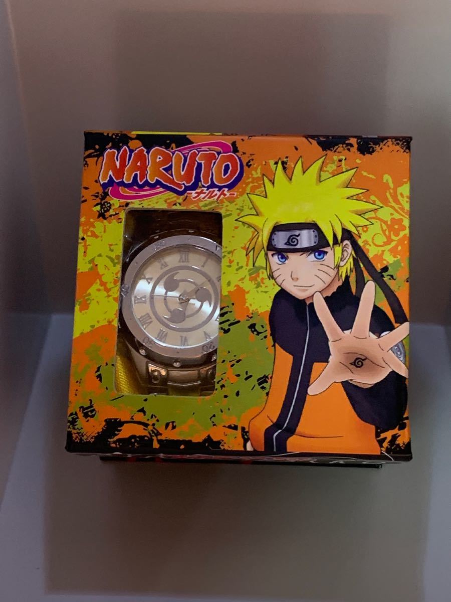 Paypayフリマ 新品未使用 ナルト 写輪眼 ステンレス腕時計 Naruto シルバー