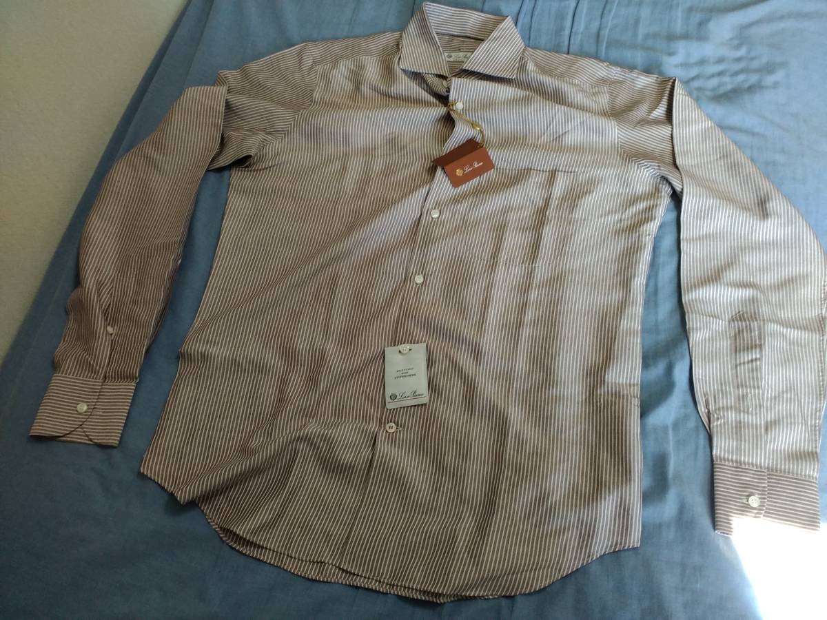 返品不可】 OXFORD SILK S. ALAIN FXJ3 【新品】ロロピアーナ:シャツ