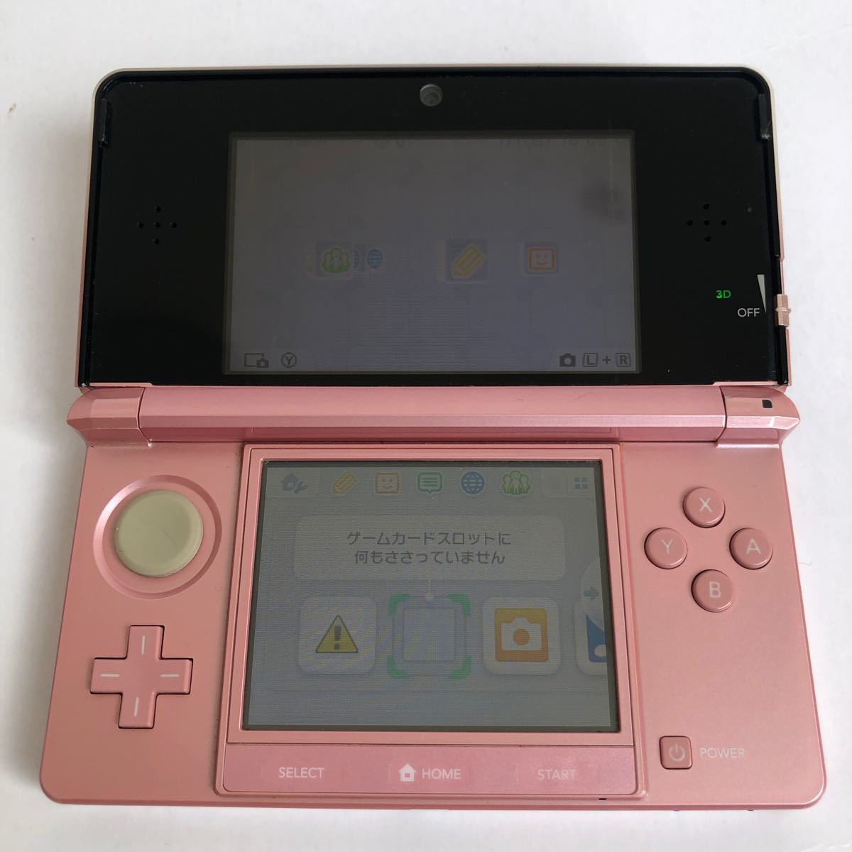 任天堂 ニンテンドー3DS ピンク 本体 メモリーカード ゲーム起動確認済