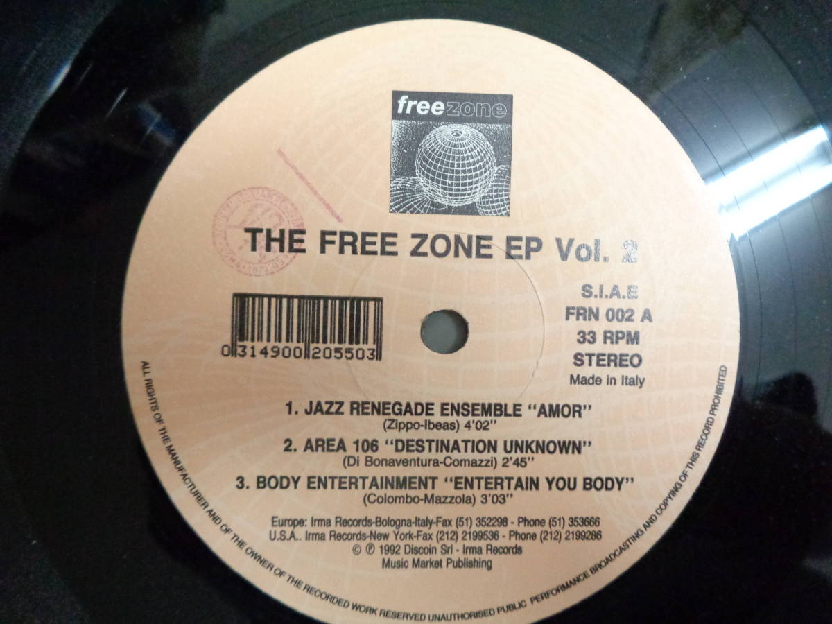 VA/THE FREE ZONE EP VOL.2/3664_画像1