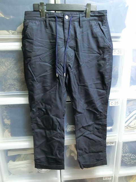 nonnative HIKER ANKLE CUT SLACKS アンクルカットスラックスパンツ 0 ブラック #NN-P1939 ノンネイティブ_画像1