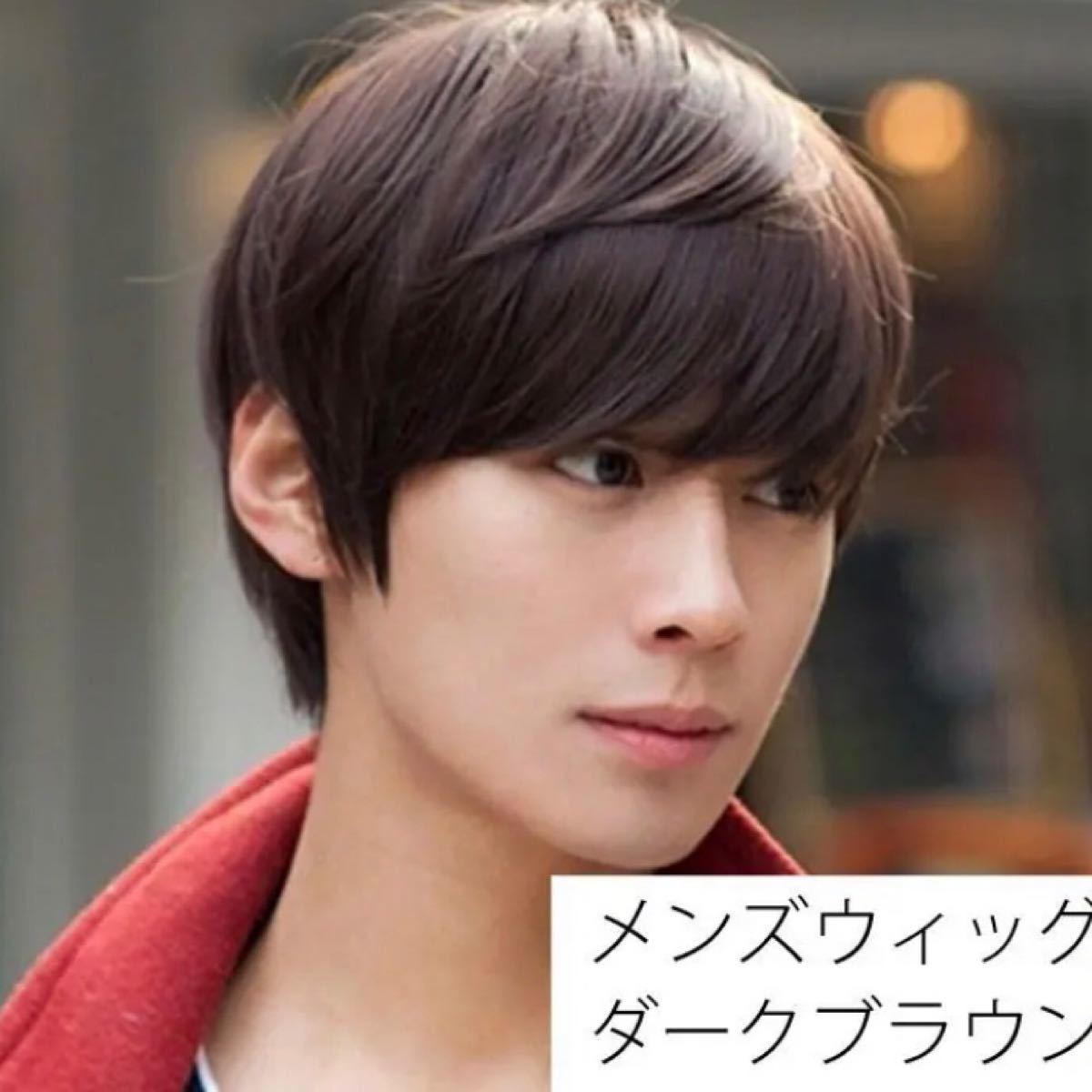Paypayフリマ ダークブラウン ウィッグ メンズ カツラ フルウィッグ ウイッグ 韓国 男装 Paypayフリマ ダークブラウン ウィッグ メンズ カツラ フルウィッグ ウイッグ 韓国 男装