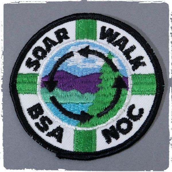 LI30 SOAR WALK BSA NOC ボーイスカウト ビンテージ ワッペン パッチ ロゴ エンブレム 輸入雑貨 刺繍の画像1