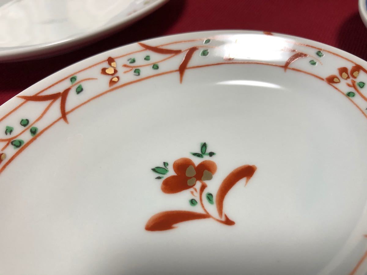 たち吉 彩からくさ 食卓揃 醤油差し 小判型小皿6枚 未使用 唐草