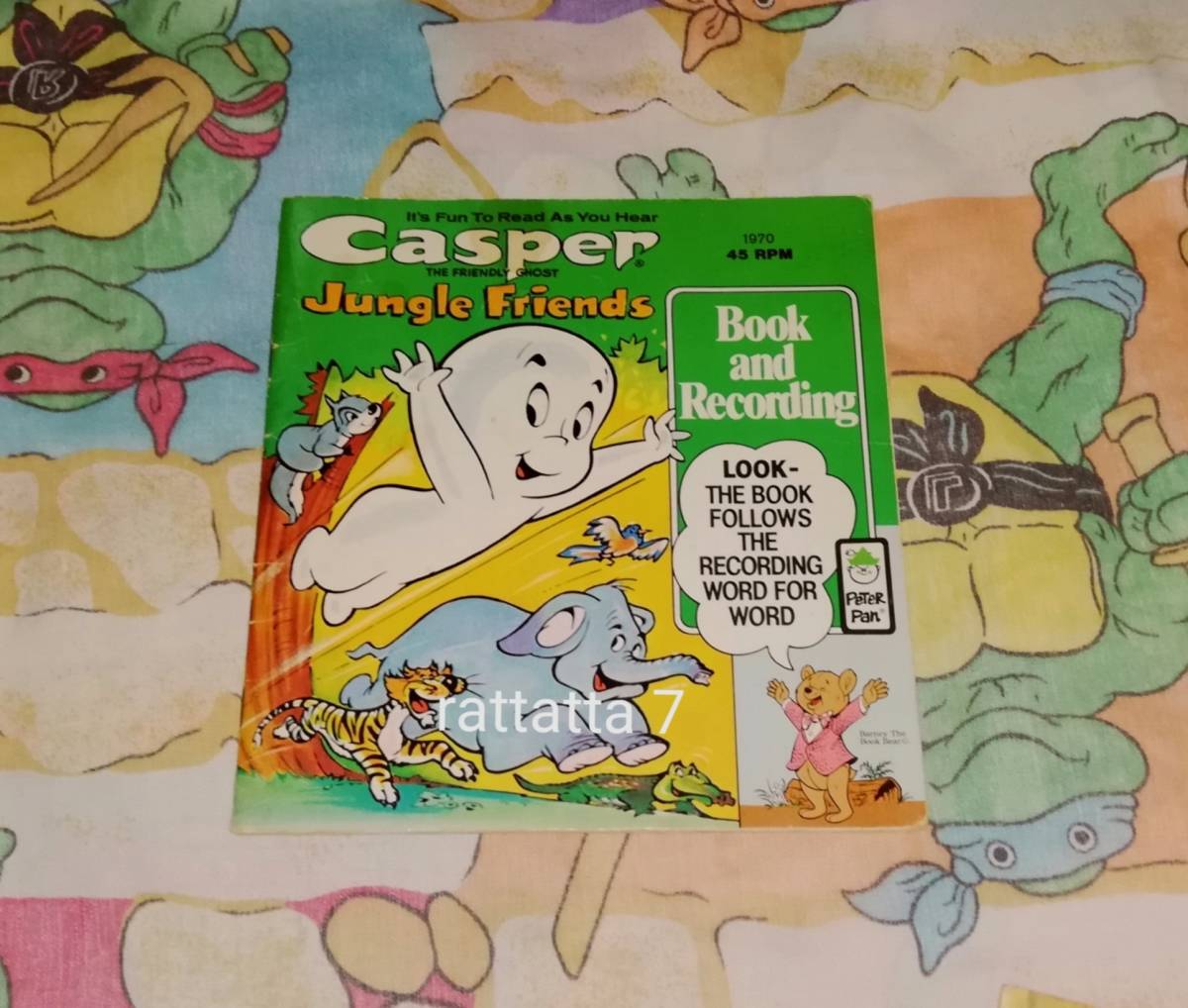 *[ foreign book ]*Casper*The Friendly*Jungle Friends*Vintage* Casper * Jean gruf lens * Vintage * ghost * picture book 