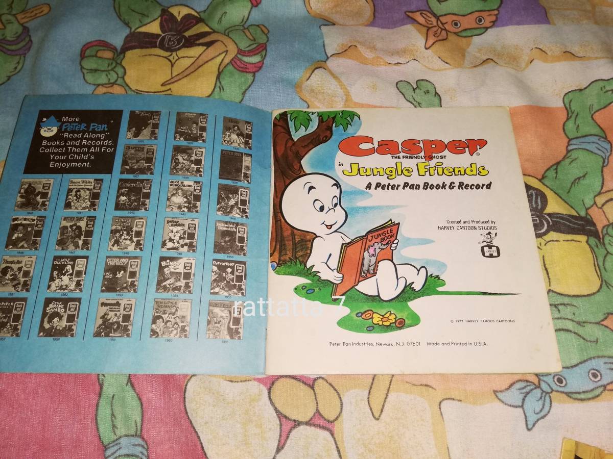 *[ foreign book ]*Casper*The Friendly*Jungle Friends*Vintage* Casper * Jean gruf lens * Vintage * ghost * picture book 
