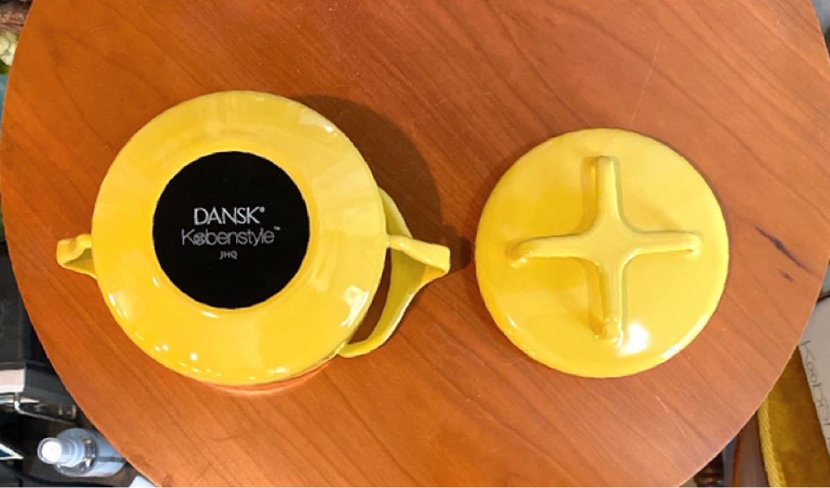 未使用品】廃盤 DANSK ダンスク コベンスタイル 両手鍋 イエロー 未使用品】廃盤 DANSK ダンスク コベンスタイル 両手鍋 イエロー