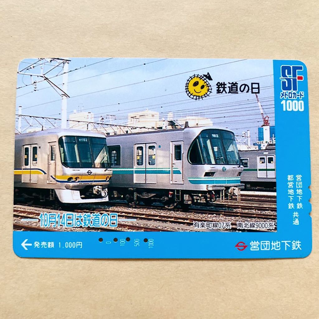 営団地下鉄メトロカード  METRO LINE UP 1000