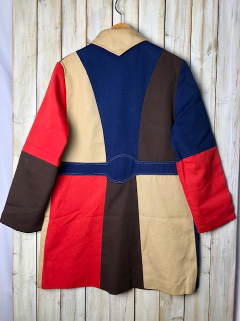 米買付 60~70's マルチカラー 切り替え アトリエコート ワークコート