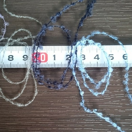 手巻き毛糸 (ブークレー) 7色セット   1