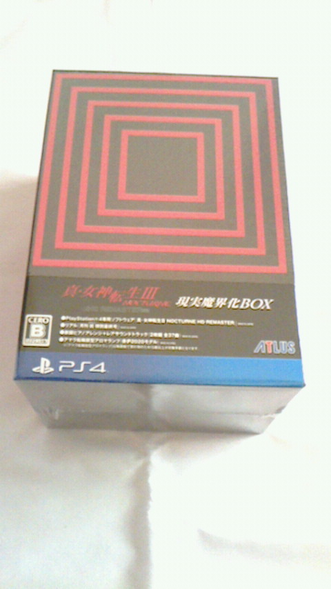 新品未開封 PS4 真・女神転生III NOCTURNE HD REMASTER 現実魔界化BOX 限定版 ATLUS