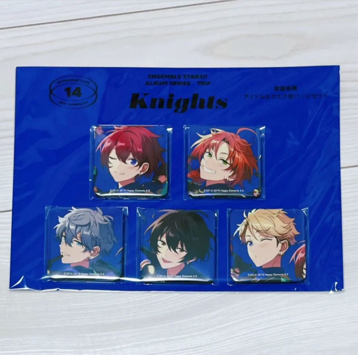 【バラ売り〇】あんスタ Knights スクエア 缶バッジ23組セット trip バラ売り〇】 あんスタ Knights スクエア缶バッジ23組セット