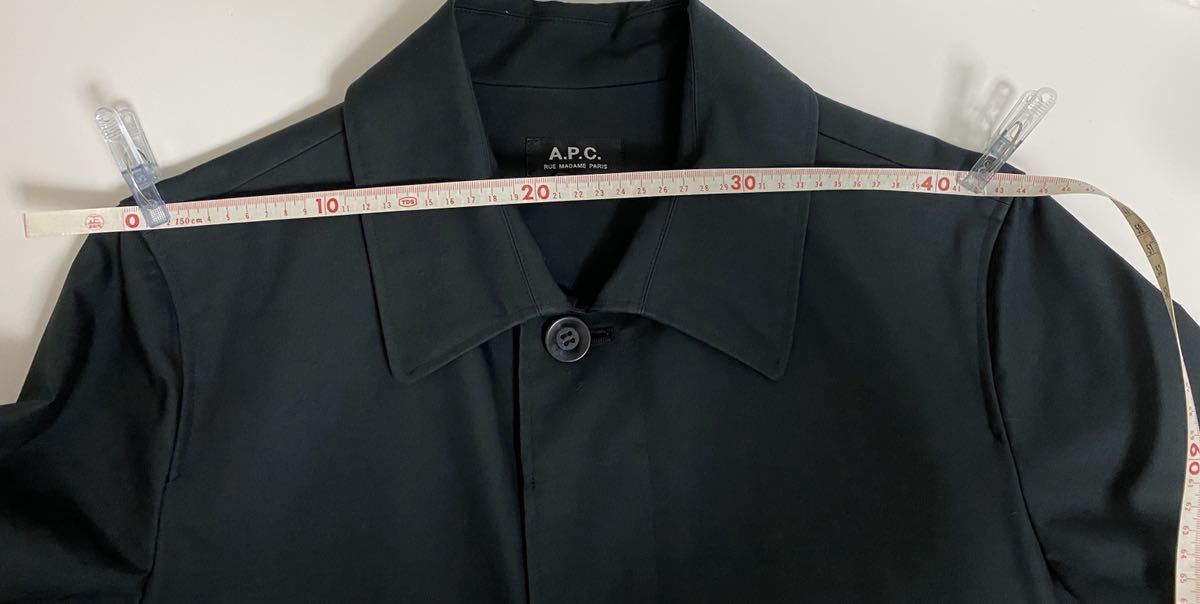 A.P.C アーペーセー ステンカラーコート ブラック Sサイズ APC
