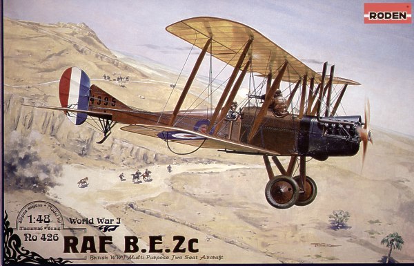 0RODEN low ten| Royal воздушный craft Factory BE-2c (1/48)
