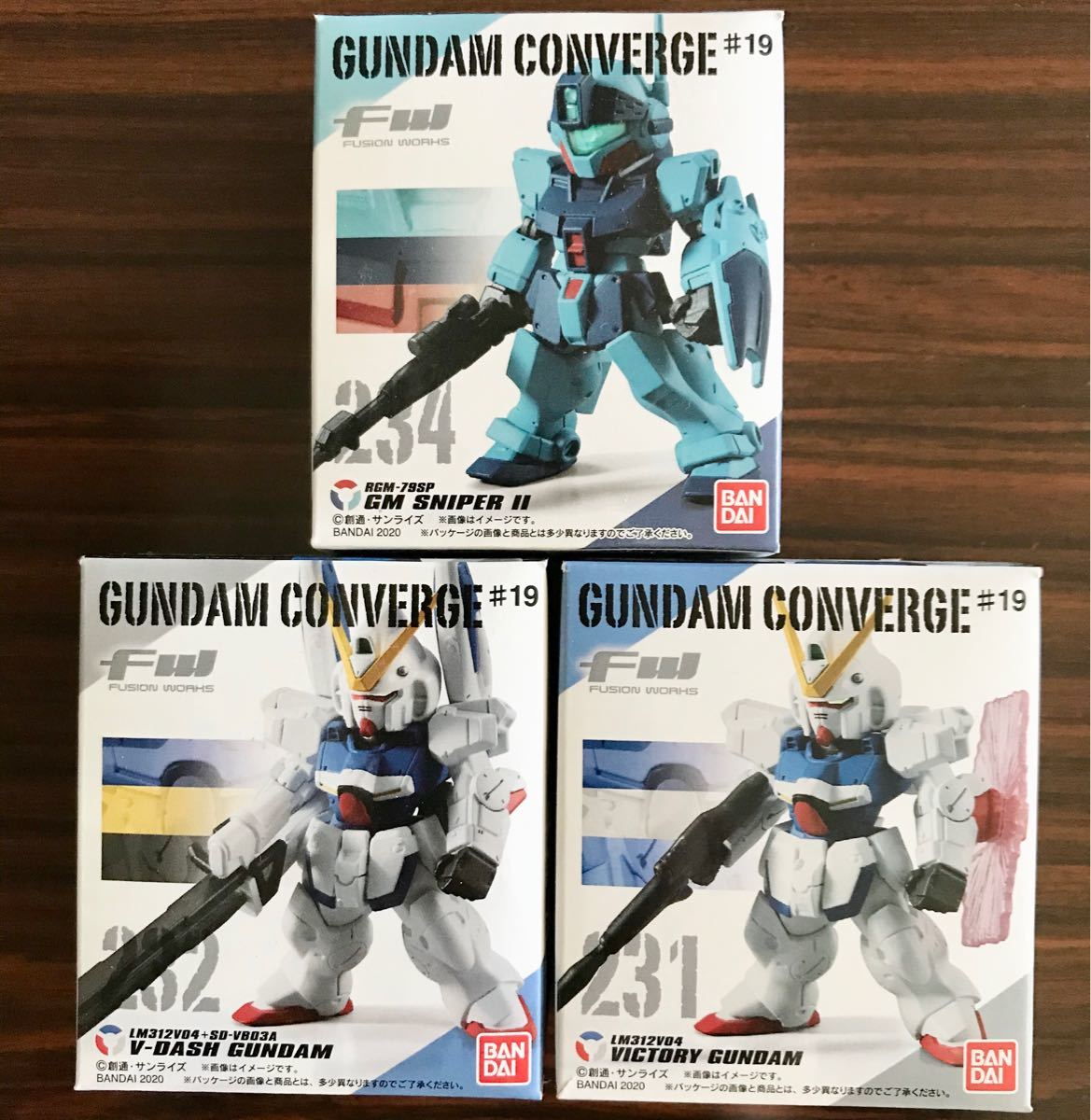 FWガンダムコンバージ3個　GMスナイパー2 Vガンダム　Vダッシュ　