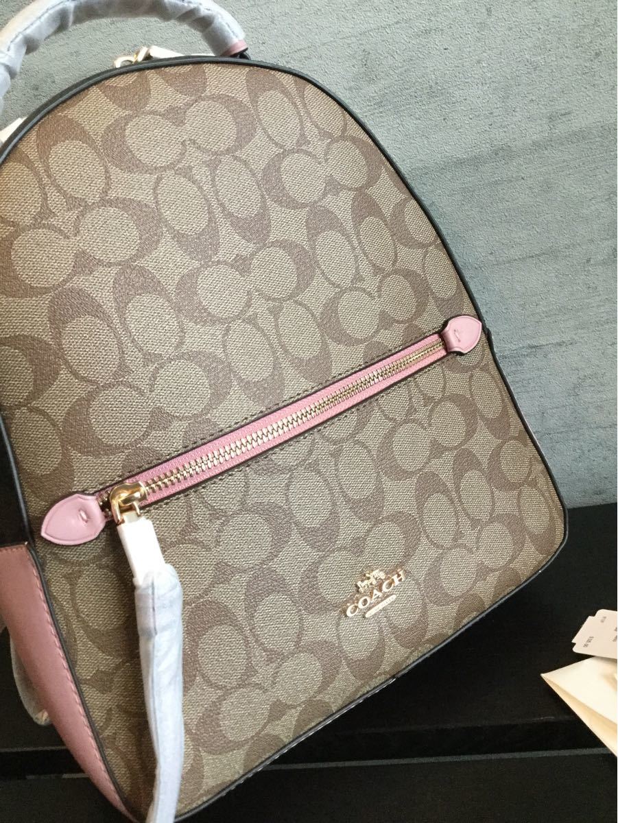 新品 COACH リュック バックパック ピンク F76715 レディース