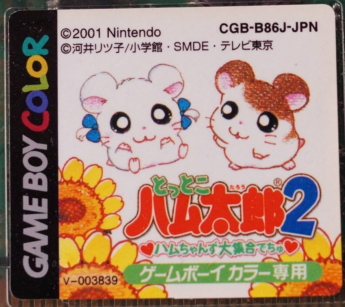 ゲームボーイカラーカートリッジ : とっとこハム太郎2 CGB-B86J-JPN