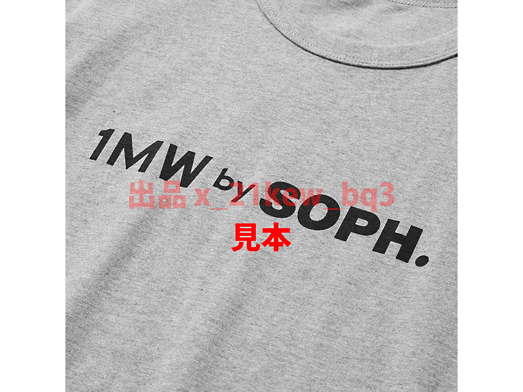 ★未開封★SOPH. × GUコラボ『コットンインナーT(半袖)1MW by SOPH. 1』グレー・メンズM★_画像8