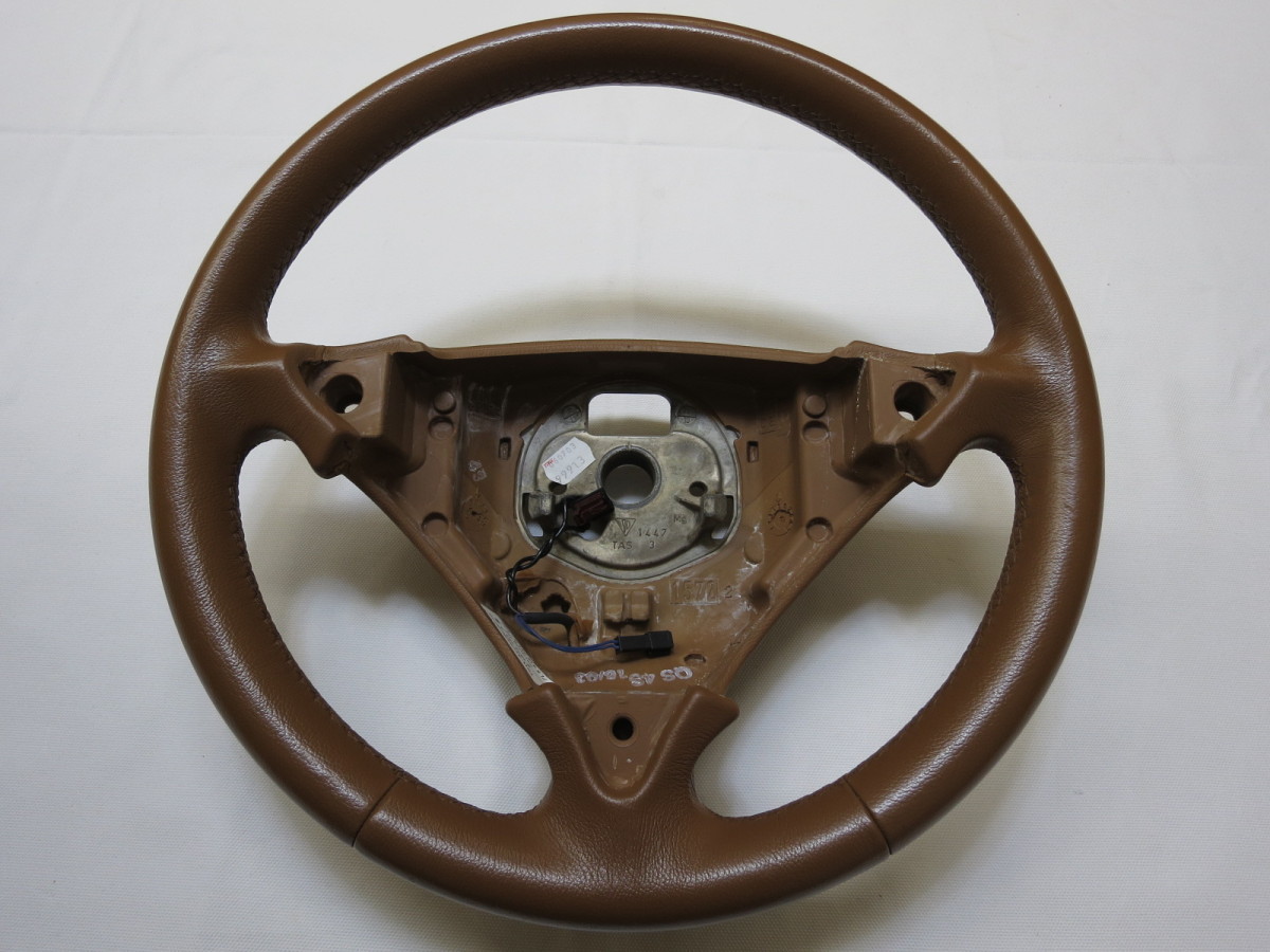  Cayenne Porsche 955 957 911 heater original leather steering gear steering wheel 7L5 419 091 K / 6Q2 havanna HZ control number (Q-8315)