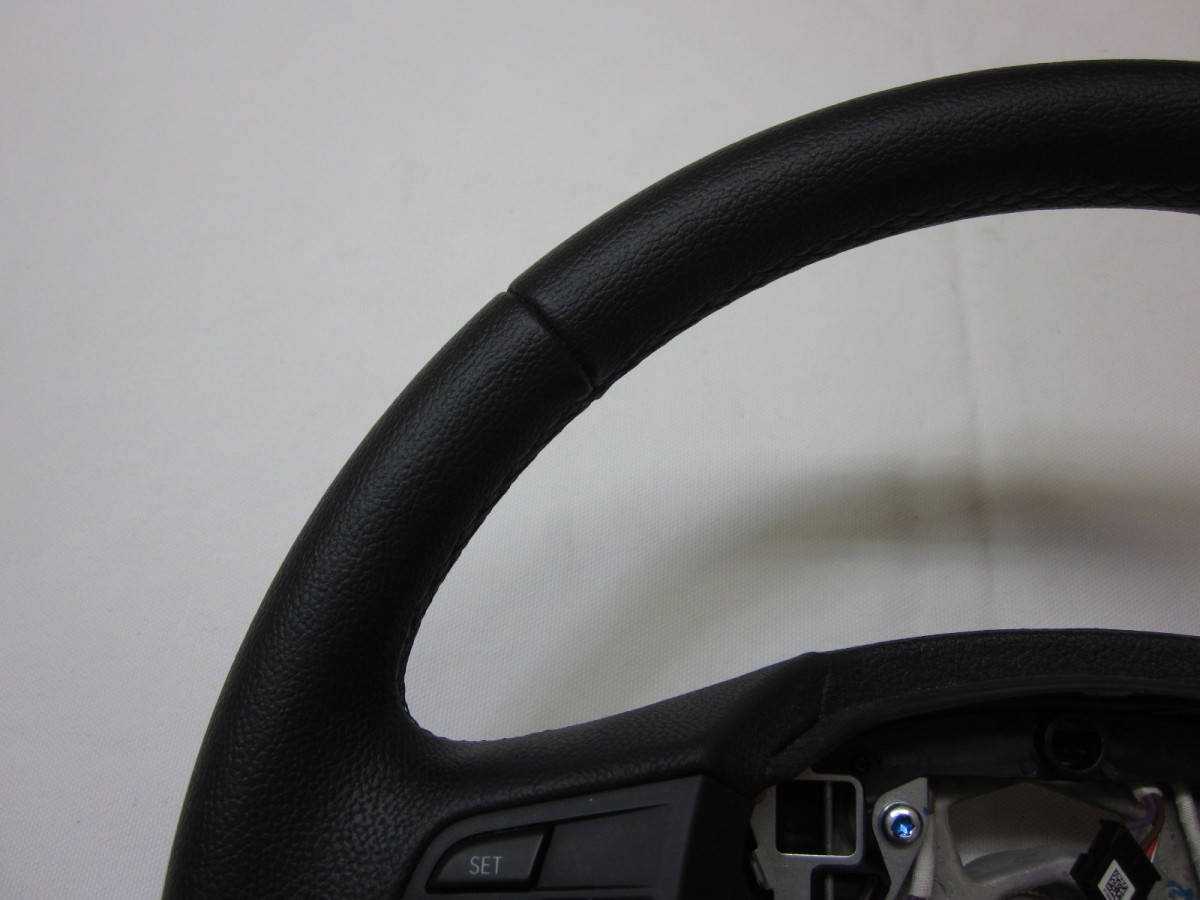  new same! F01 BMW F10 F02 F03 F04 F07 original leather steering gear steering wheel control number (Q-3138)