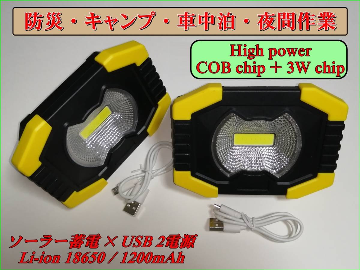 防災 キャンプ 車中泊 夜釣り 投光器 2電源 ソーラー Usb 2個セット日本代购 买对网 防災 キャンプ 車中泊 夜釣り 投光器 2電源 ソーラー Usb 2個セット日本代购 买对网