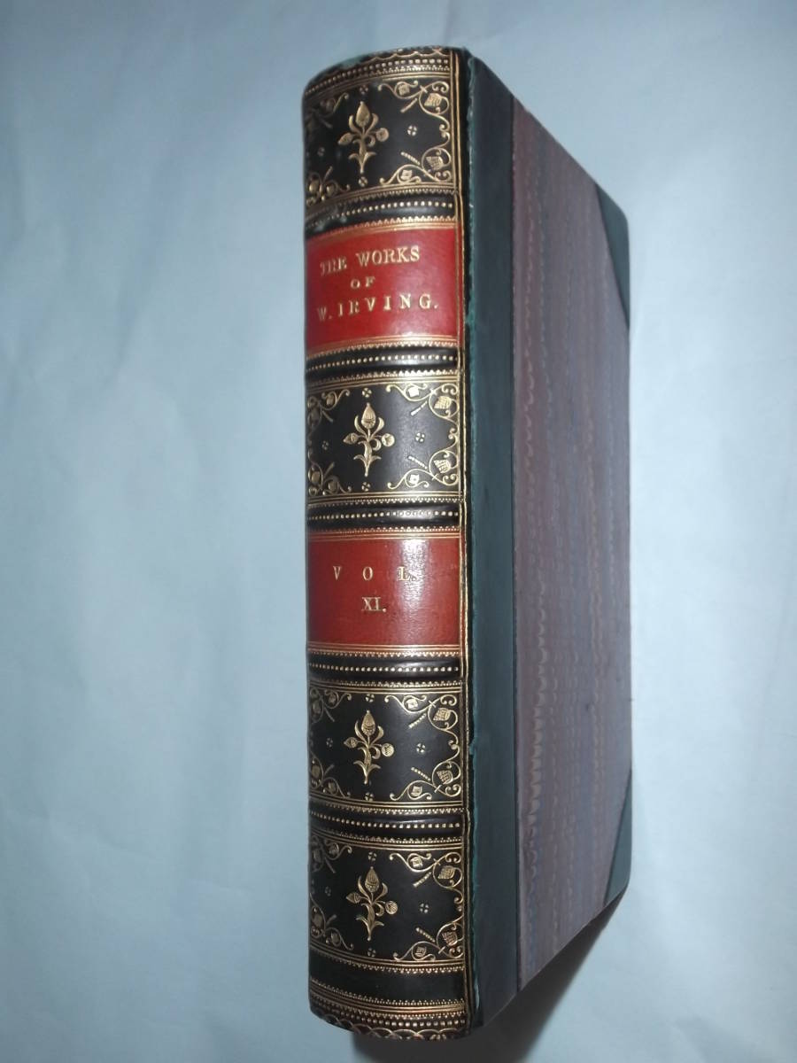 英国アンティーク 洋書 古本 古書 ワシントン・アーヴィング Washington Irving 1885年 英語教材 多読_画像9