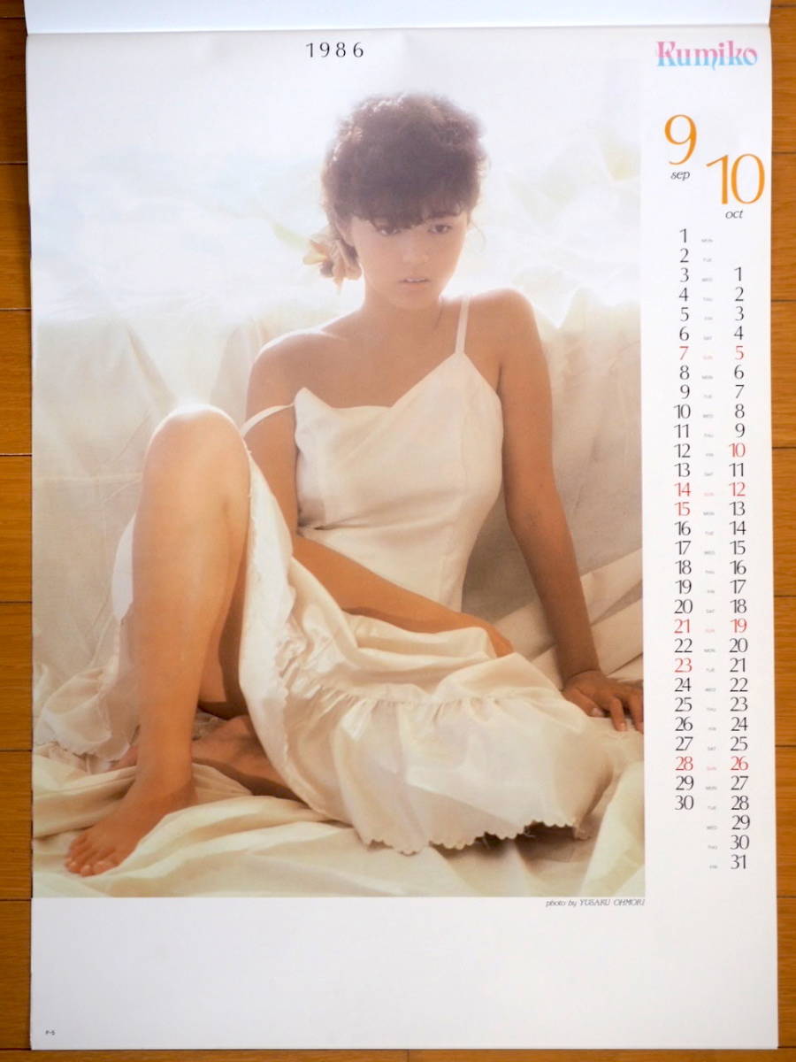 最新のデザイン 1986年 武田久美子 カレンダー 未使用保管品