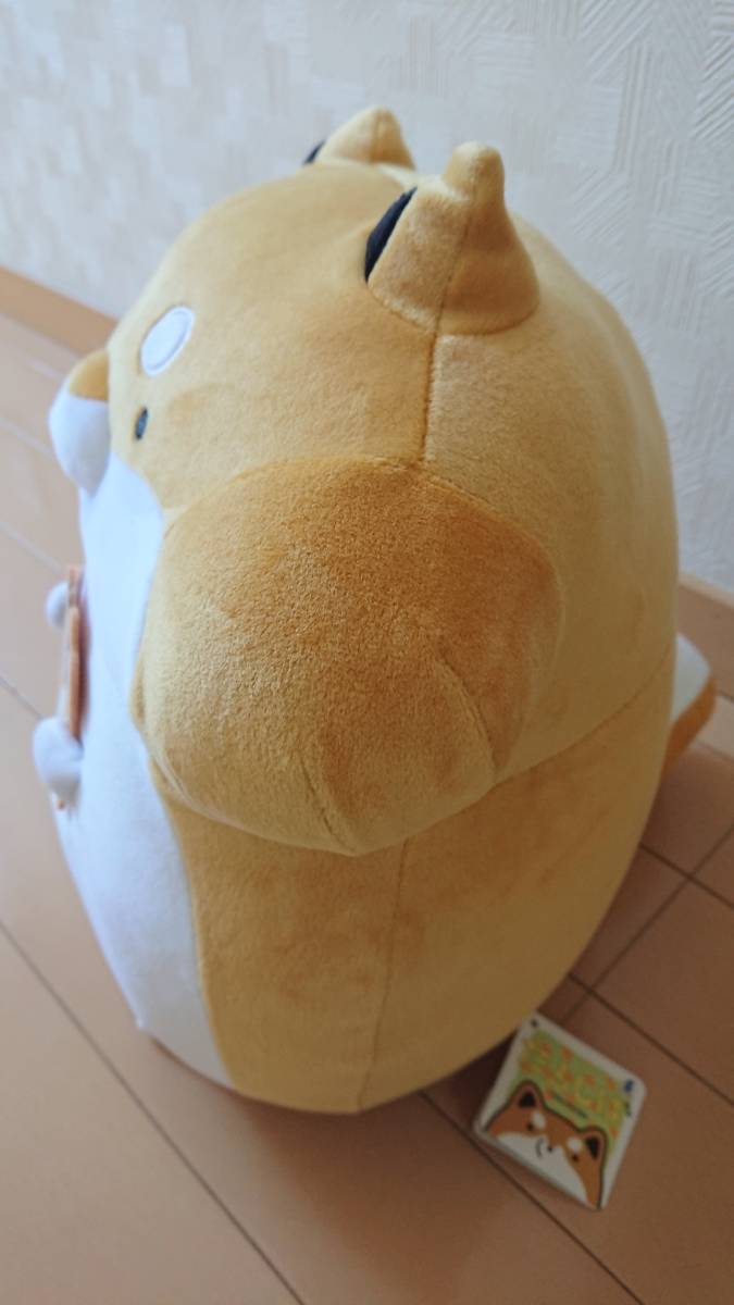 未使用/極美品(非売品)たるしば/リスさんと一緒もっちりもぐもぐBIGぬいぐるみ(タグ付)/柴犬/豆柴/触り心地/ワンちゃん/可愛い/レア/大人気_画像2